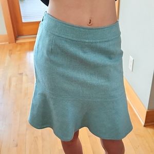 GAP Wool Skirt in light teal size 1